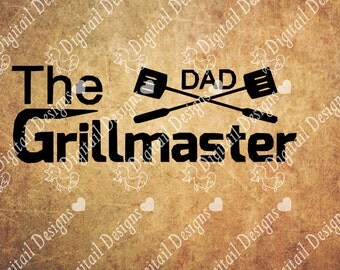 The Grill Masterl Svg Dxf PNG Fcm Eps Ai Cut file For Silhouette Cut File for Cricut. Camping svg, BBQ Svg DAD Svg