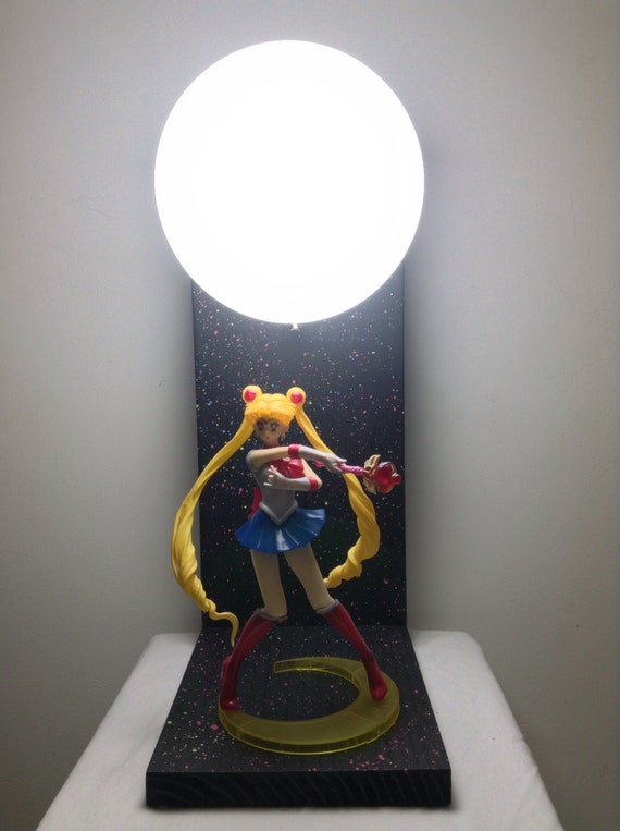 Surprise Gift DIY Sailor Moon Lamp / Custom by LitUpInteriorDesign