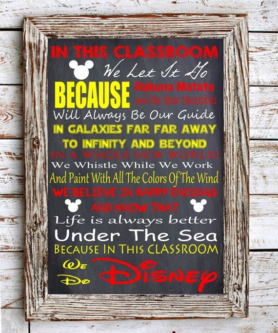 Image result for in this classroom disney