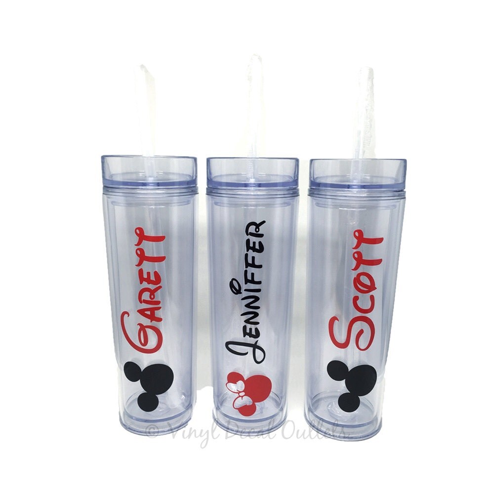 Disney Wedding Disney Bridal Party Tumblers by VinylDecalOutlets
