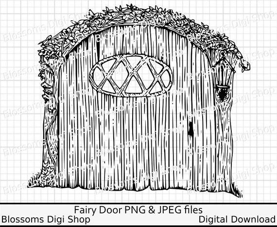 fairy door coloring pages - photo #23