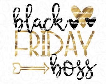 Black Friday svg - Black friday boss - fall svg files - shopping svg - Thanksgiving svg