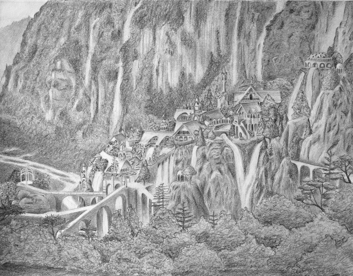 The Last Homely House Rivendell / Lord of the Rings / Hobbit