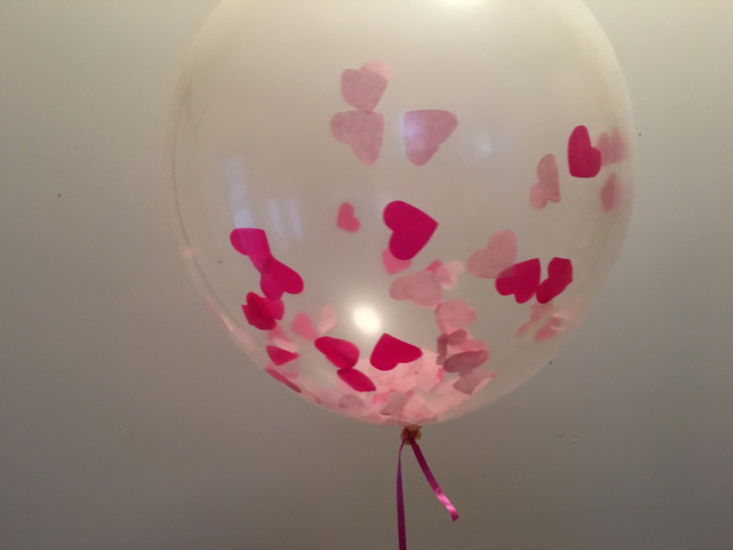 Confetti Balloon Heart Shaped Confetti Balloon Valentines