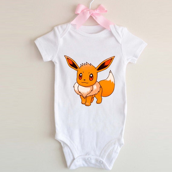 Lonyatanee Pokemon Eevee Onesie Baby Onesie Bodysuit Kids