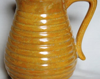 Vintage Large Yellow Jug - Govancroft Stoneware