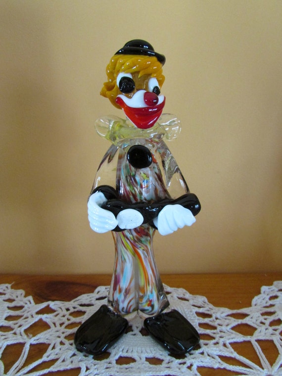 Murano Clown VINTAGE Clown Murano MidCentury Special Murano