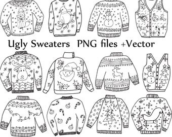Sweater vector | Etsy