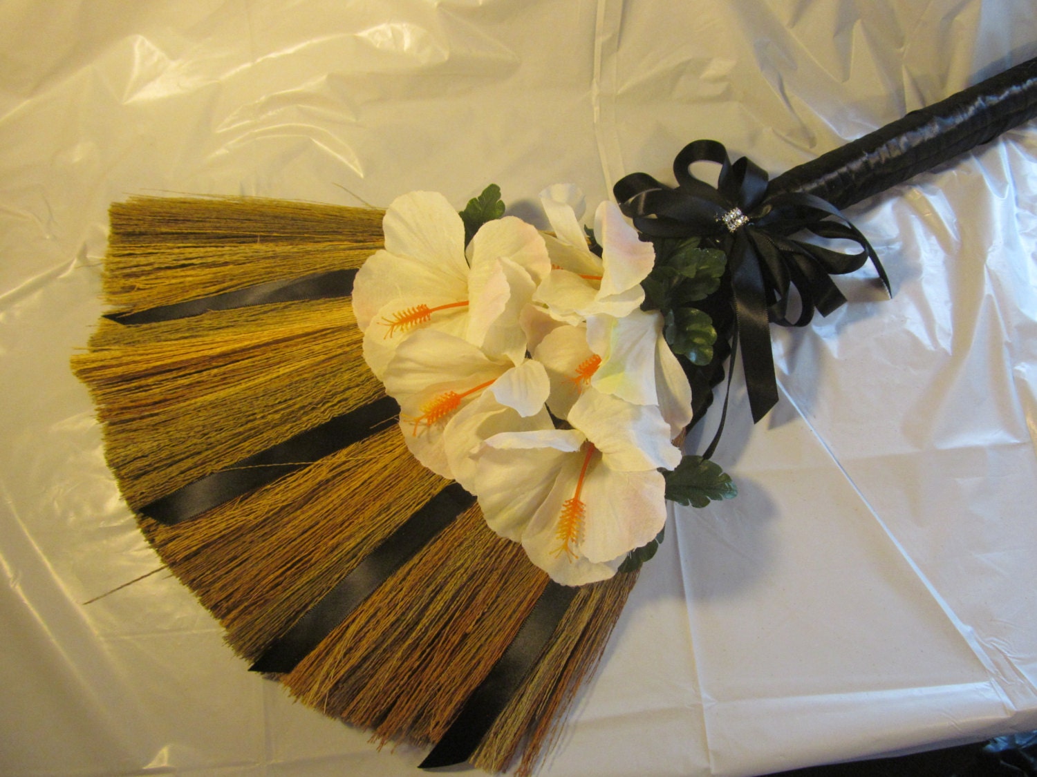 SALE 18.00 Decorated Wedding Jump Broom Jumping by JumpBroom