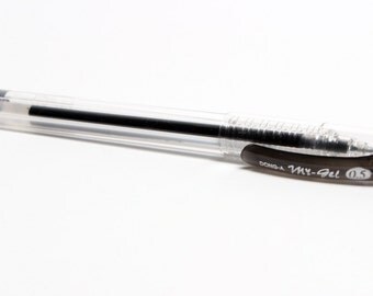 Black Rollerball Gel Pen for Photo Booth Custom Scrapbook Pages Memory Book Wedding Guest Book