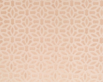 BEACON HILL ELHAM Geometric Silk Jacquard Fabric 5 Yards Blush