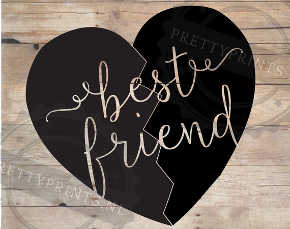 Download Best Friend SVG DIY Best friend shirt svg cut by Prettyprintsnl