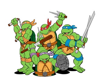 TMNT - Teenage Mutant Ninja Turtles Collection - svg files