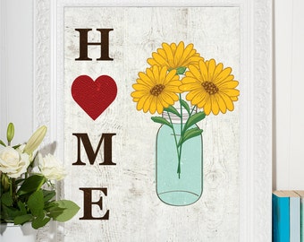 home quote print etsy