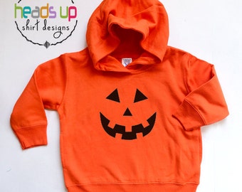 Pumpkin Sweatshirt Toddler - Toddler Halloween Sweatshirt Pumpkin - Pumpkin Costume Halloween Hoodie - Kid Halloween Sweatshirt -