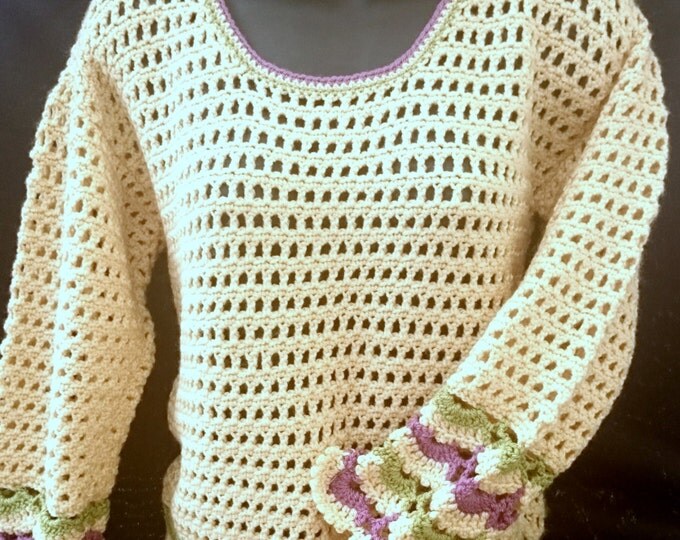 Beige, Purple, Green Women's Jumper, Women's Sweater, Women's clothing gift for her, ready to ship, Gift idea, Gift for wife, pullover