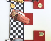 unique disney cars letters related items etsy