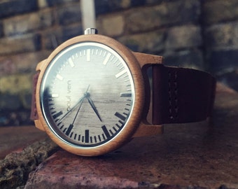 Paul Ven Liberty ORIGINAL wood watch, FREE EU shipping, man watch, man gift, woman watch