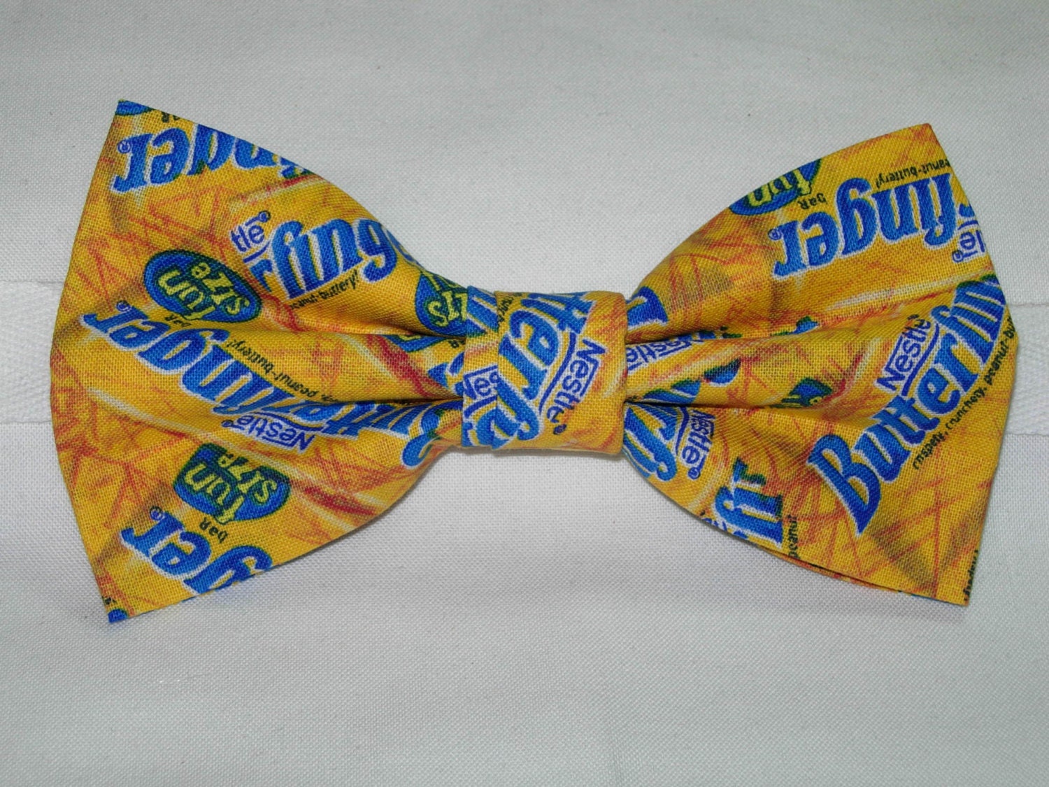 Butterfinger Candy Bar Pretied Bow Tie Chocolate candy bar