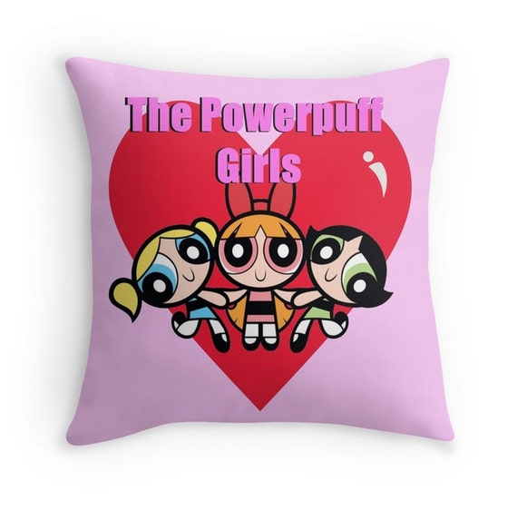 Powerpuff Girls Throw Pillow w/ Insert Read by Designs4YouAndI