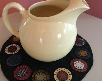 LuRay Pastels Yellow Water Pitcher.
