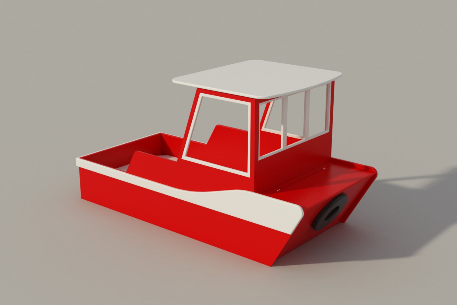 build your own childs single tug boat bed diy plans fun to