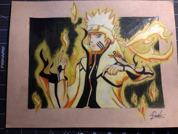 Naruto Bijuu Sage Mode Prints by DonteManga on Etsy