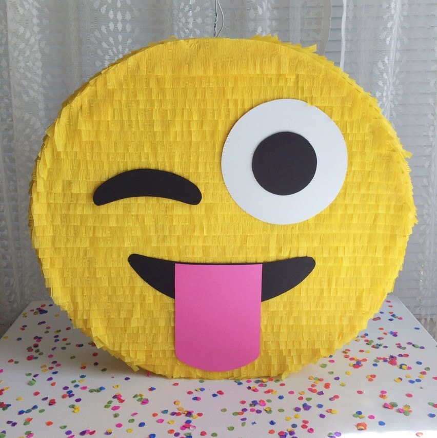 Emoji Pinata 20 Emoji Party Birthday Pinata