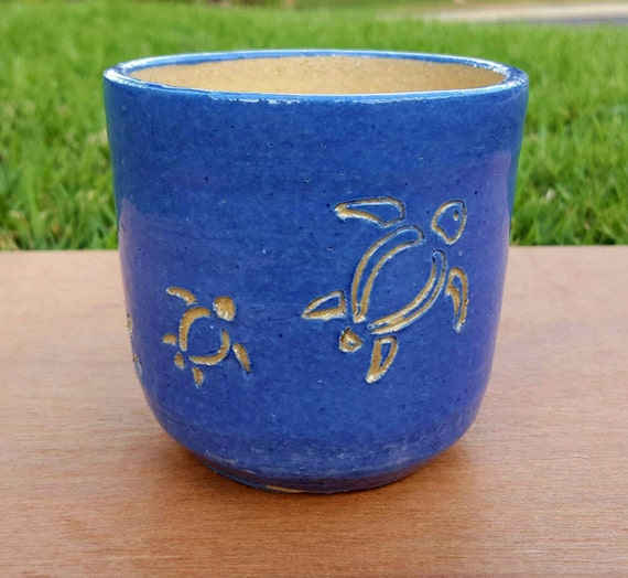 Handmade ceramic pencil holder. by AlohaPottery on Etsy