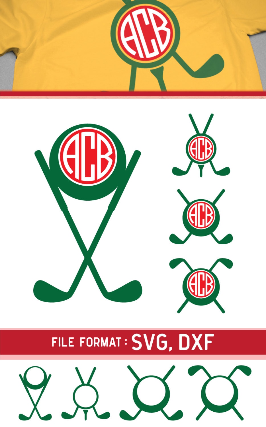 Download Golf SVG Cut Files Vinyl Cutters Monogram Cricut Files