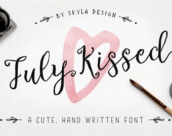 Cute font download, cursive font, wedding font, modern calligraphy typeface, calligraphy font, handwritten font, wedding signs