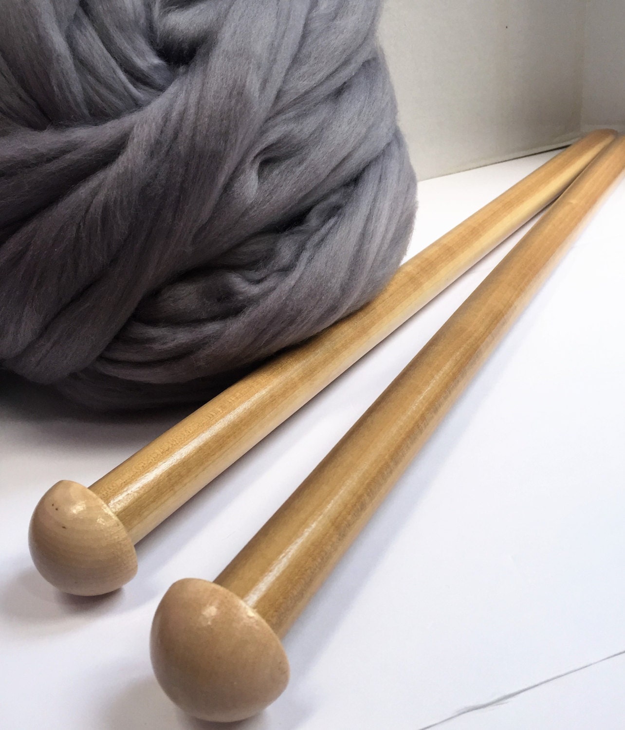 Giant Knitting Needles. EXTREME Knitting Needles. US Size 70