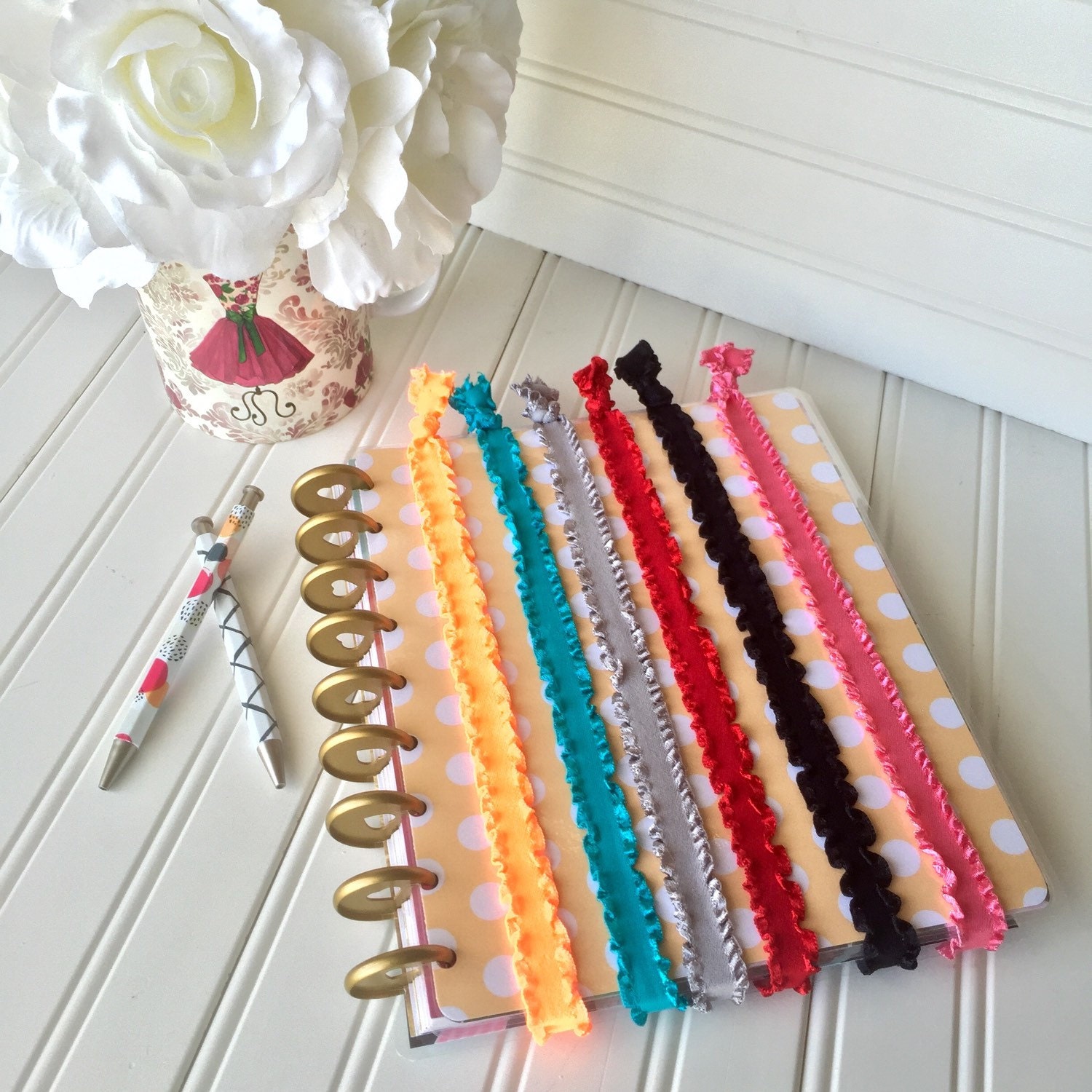 Planner Band/Pen Holder Elastic from on Etsy Studio