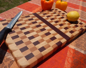 Exotic Wood End Grain Cutting Board