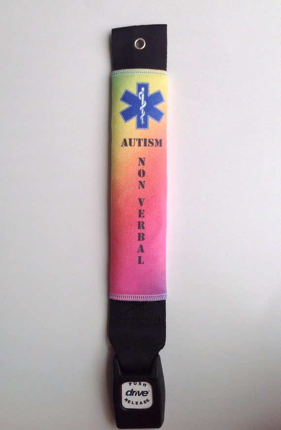 Autism Non Verbal HELP Belt Medical alert seat belt by HELPBelts