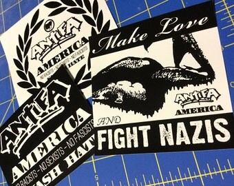 Antifa America - Vinyl Sticker Pack v01