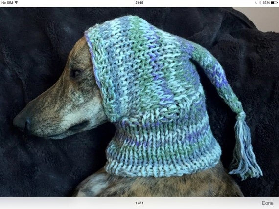 knitted puppy