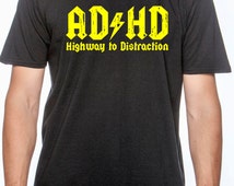 Unique adhd shirt related items | Etsy