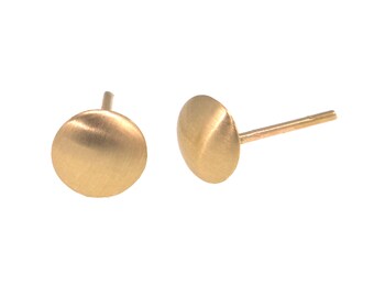 14K Gold Earrings, simple Stud earrings, Gold Stud Earrings, Gold Studs, Gold Jewelry, 14k Gold Studs, 14k Gold jewelry, Solid Gold