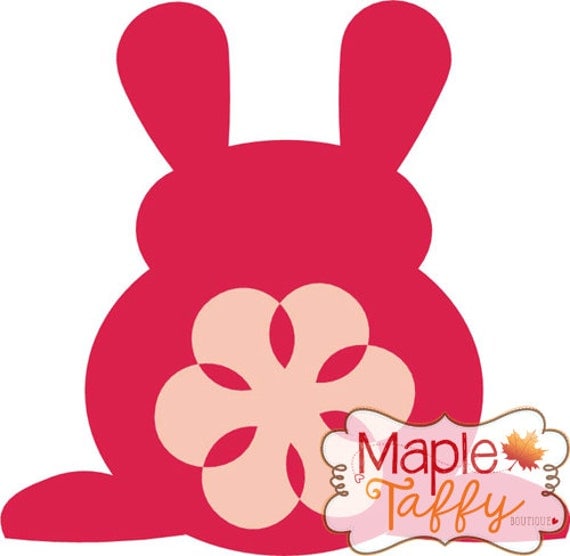 Bunny Back SVG and DXF file