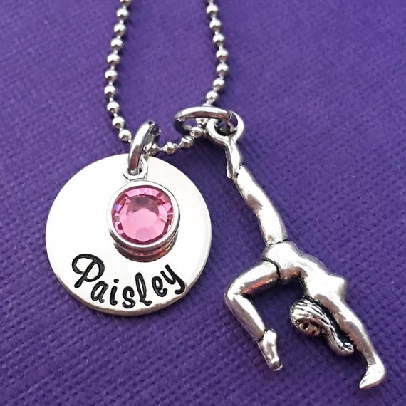 Gymnastics Gymnastics Necklace Gymnastics Jewelry