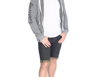 FABULOUS PEOPLE Fabliving Zip Hoodie (Eco Grey)