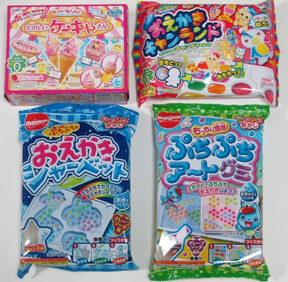 4Pcs Cute DIY Japanese Candy Kits Kracie Popin Cookin by DecoPopin