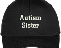 Autism Puzzle Awareness Baseball Hat - Adjustable Structured Cap With Embroidery, One Size Fits Most