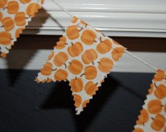 Pumpkins Fabric Garland