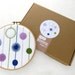Embroidery Sampler Kit, Modern Embroidery Kit, DIY Wall Hanging, Needlework Sampler, Hand Embroidered Sampler Hoop Art Kit, DIY Gift for Her