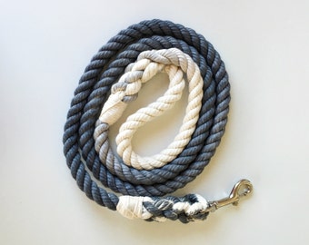 Sharkskin Ombre Rope Dog Leash