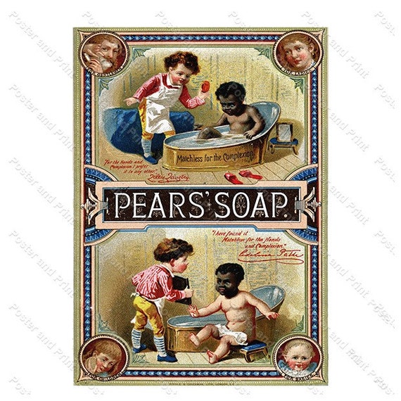 Pears soap Art Reproduction victorian vintage poster print