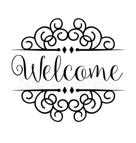 Download Welcome SVG instant download design for cricut or silhouette