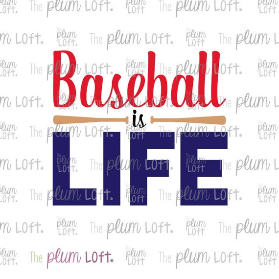 Download Baseball is Life SVG Cutting File for Cutting Machines